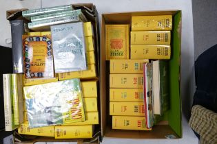 A collection of Cricket Theme hardback books include Wisden Almanacs, Australian Batsmen Defending