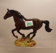 Beswick galloping brown horse 1374