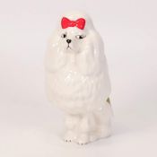 Beswick seated Poodle with bow 1871: