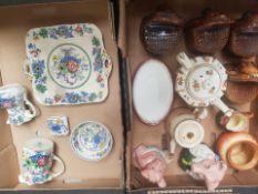 A mixed collection of ceramic items to include Masons regency pattern items, Wade Natwest Pigs, 4