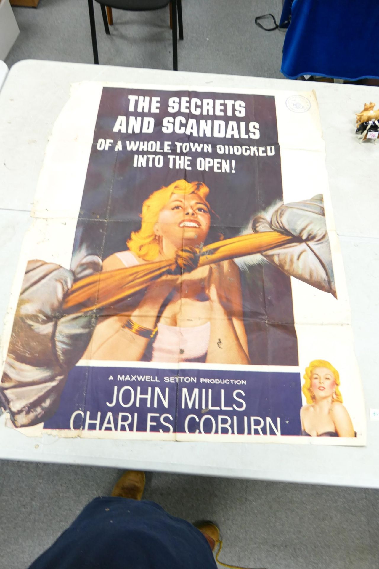 A collection of vintage cinema advertising posters in poor condition including Jazz boat, City of - Image 7 of 7