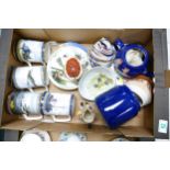 A mixed collection of items to include Royal Doulton Dunkirk & Battle of Britain tankards, mid