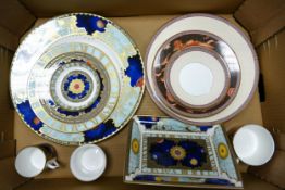 A Collection of ceramics to include Wedgwood Dynasty and Worcester Millienium patterns to include