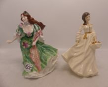 Royal Doulton figure Ladies of the British Isles - Scotland HN3629 together with seconds figure