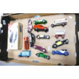 A collection of Corgi & Matchbox model toy veteran cars & trucks
