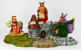 Royal Doulton Bunnykins figures from the Arthurian Legends Collection to include Sir Gawain DB300,