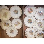 Collection of fifteen Royal Doulton Bunnykins plates