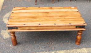 Modern Banana Wood Coffee Table, length 110cm, width 60cm & height 40cm