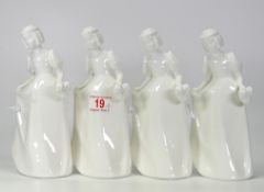 Five royal doulton images bridesmaid HN3280 together with Suprise HN4376