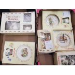 Collection of Royal Doulton boxed Bunnykins sets to teatime set, story set ect.