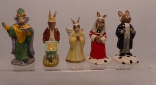 Royal Doulton Bunnykins Figures to Include Gardner Bunnykin DB156 Together With Angel Bunnykin