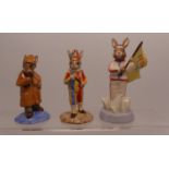 Royal Doulton Limited Edition Bunnykins Figures to Include Mr Punch Bunnykin DB234 Together With