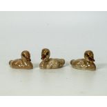 Three Beswick Cygnets(3)