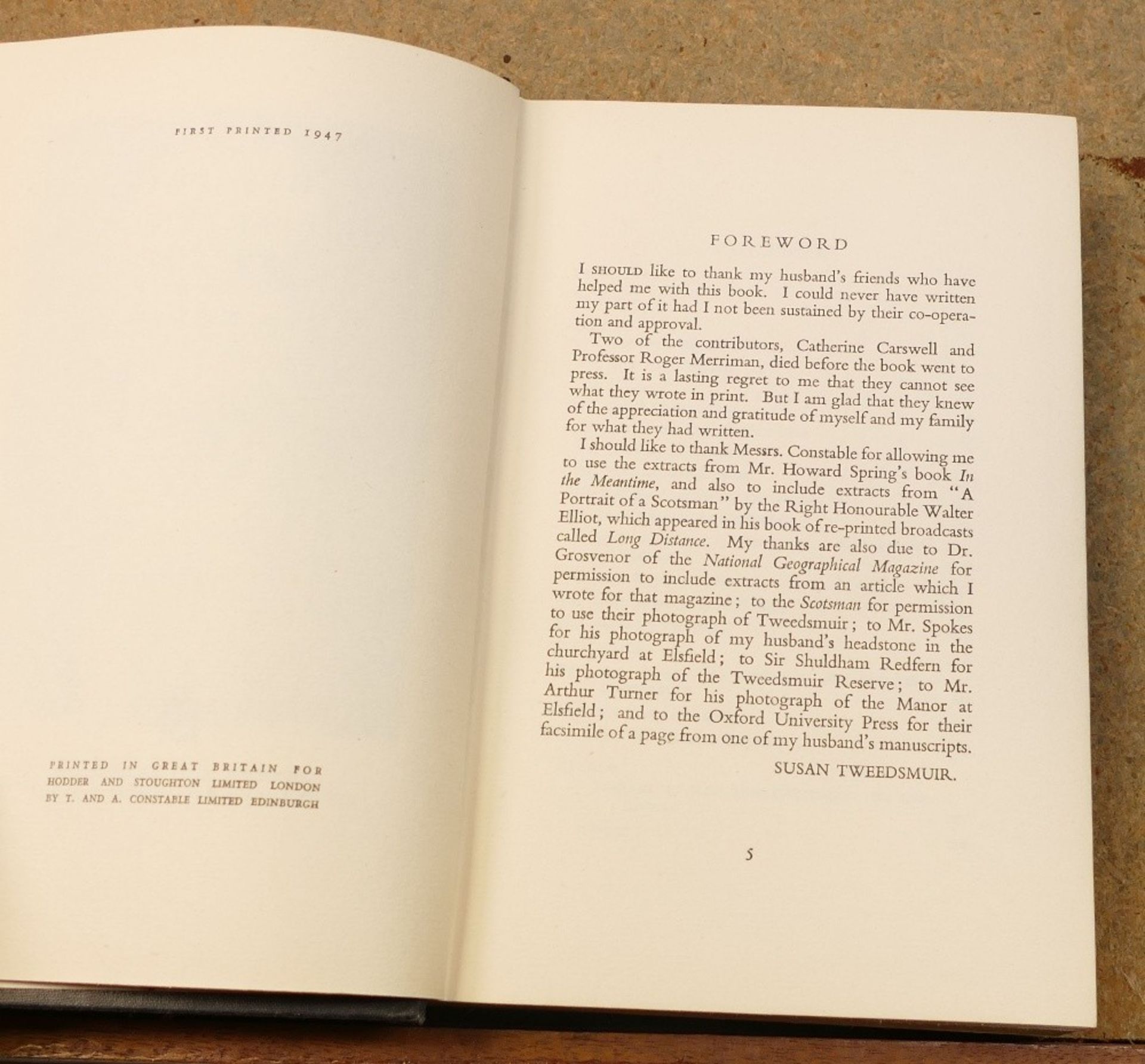 Six x 1st edition books by John Buchan - Sir Walter Scott 1932, Prester John 1910 (slight a/f), - Image 11 of 18
