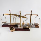A collection of Post Office related items including F J Thornton scales & weights together with a