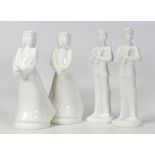 two royal doulton images bridesmaid HN4373, clever boy HN4482