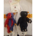 Two Steiff bears from The Centenary Collection to include 'Schwarz' and 'Harlequin'