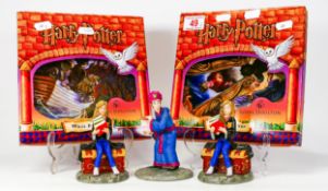Royal Doulton Harry Potter figures to include 2x Hermione HPFIG3 professor Quirrell HPFIG15 together