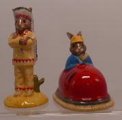 Royal Doulton Limited Edition Bunnykins Figures to Include Indian Bunnykin DB202 Together With