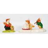 royal doulton brambly hedge figures to include the ice ball DBH30 and lourd wood mouse DBH31