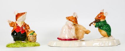 royal doulton brambly hedge figures to include the ice ball DBH30 and lourd wood mouse DBH31