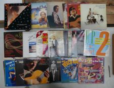 A collection of 1970's, 80's & later LP records to include - Classical, Pop, Easy listening, Boxed