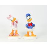 Schmid Disney figures Donald Duck & Daisy Duck, height 16cm(2)