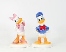 Schmid Disney figures Donald Duck & Daisy Duck, height 16cm(2)