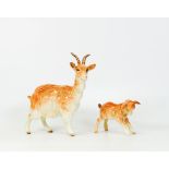 Beswick Goat 1035 and Kid 1036 (2)