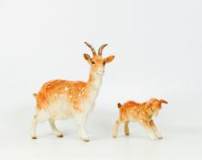 Beswick Goat 1035 and Kid 1036 (2)