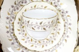 Coalport Minerva patterned tea & dinner ware including trios, sandwich plates, side plates,