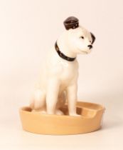 Royal Doulton His Master's Voice (HMV) ' Nipper ' advertising figure / Ashtray, height 18cm