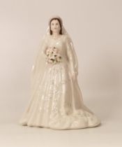 Royal Worcester figurine Queen Elizabeth II Diamond Wedding Anniversary, boxed