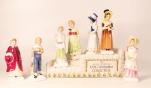Royal Doulton Kate Greenaway Collection figures including , Tess HN2865, Emma HN2834, Georgina