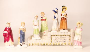 Royal Doulton Kate Greenaway Collection figures including , Tess HN2865, Emma HN2834, Georgina