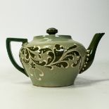 Moorcroft James Macintyre & Co. Ltd. small tea pot in the Esso Faience design. Height 10cm, tiny