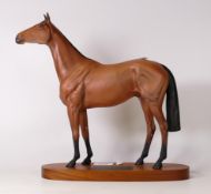 Beswick connoisseur model of Red Rum on wooden base 2510