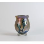 Eden Amphora glass vase by Jonathan Harris. Height 11cm, boxed