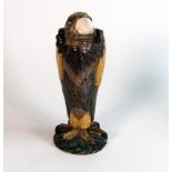 Burslem pottery Vincent the Vulture grotesque bird, stamped Andrew Hull and signed to base. Inspired