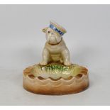 Beswick bulldog ashtray with sailors hat on 810