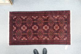 Oriental rug 172cm x 92cm.