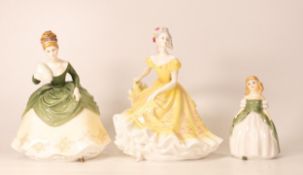 Royal Doulton lady figures to include Ninette HN2379, Soiree HN2312 and Penny HN2338 (3)