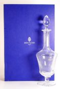 Boxed St Louis High Quality Lead Crystal Decanter in presentation box