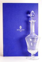 Boxed St Louis High Quality Lead Crystal Decanter in presentation box