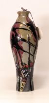 Moorcroft swallows in smoke vase by Kerry Goodwin. Dated 2012 and signed to base, 31cms high. This