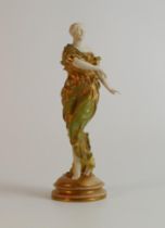 Royal Worcester extremely rare classical figure, model RW2654, issued in 1916 and described in the