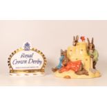 Royal Crown Derby Collectors Guild Display Plaque, marked Protype together with Royal Doulton