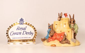 Royal Crown Derby Collectors Guild Display Plaque, marked Protype together with Royal Doulton
