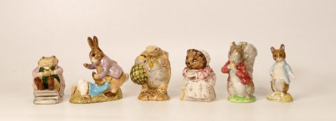 Beswick Beatrix Potter figures to include Mr Benjamin Bunny & Peter Rabbit. Mr Jackson, Tommy