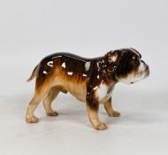Royal Doulton Bulldog HN1047 in brown and black tones, height 9cm.